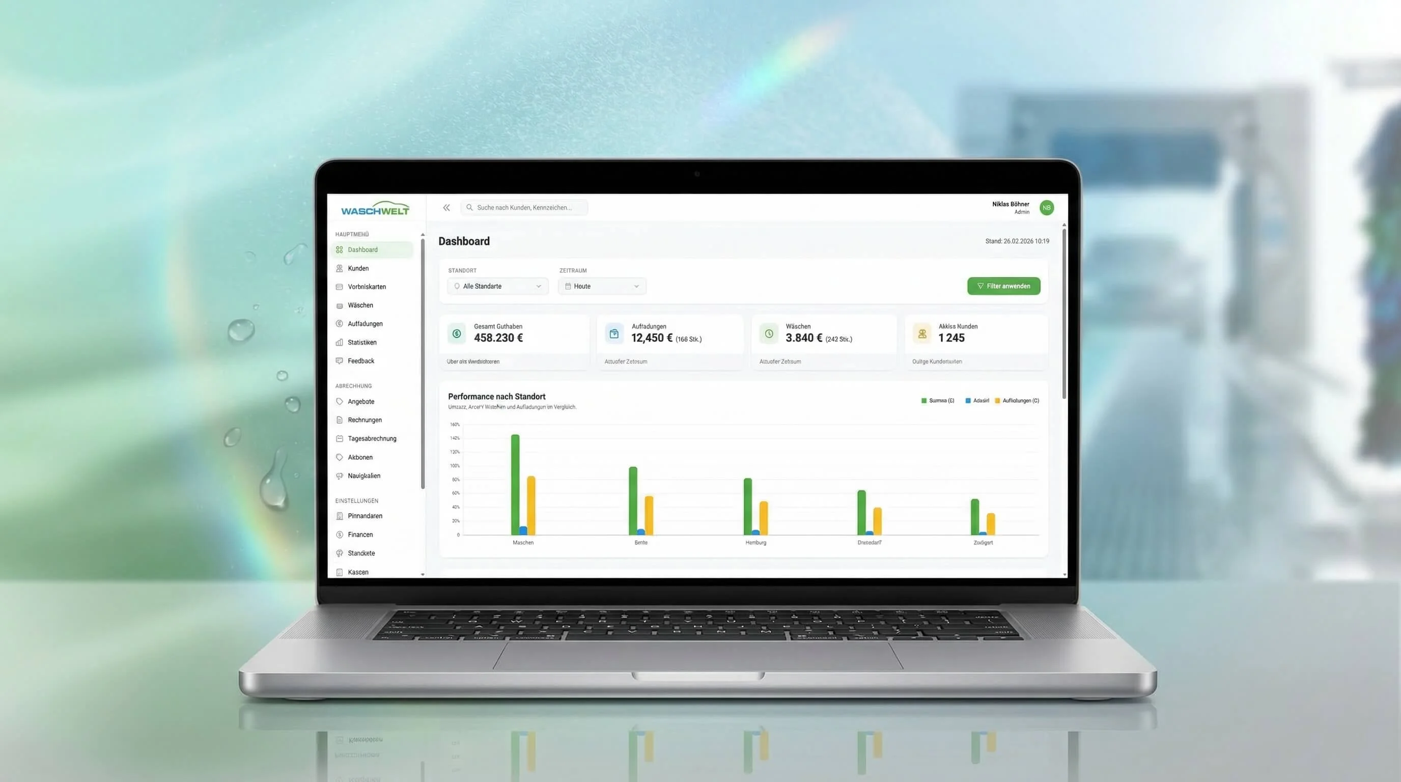 Kunden-/Kartenverwaltung